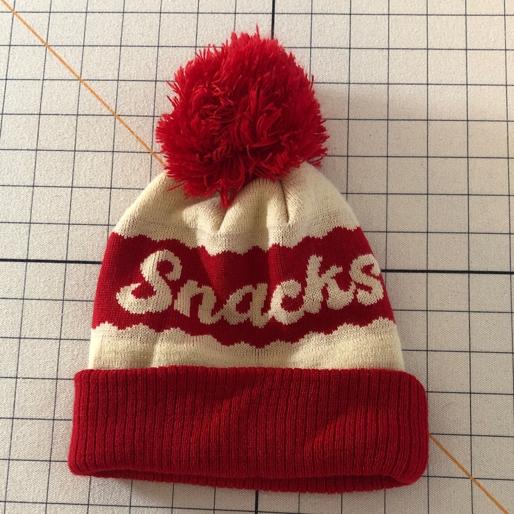 Women’s “Snacks” playful Knit Beanie